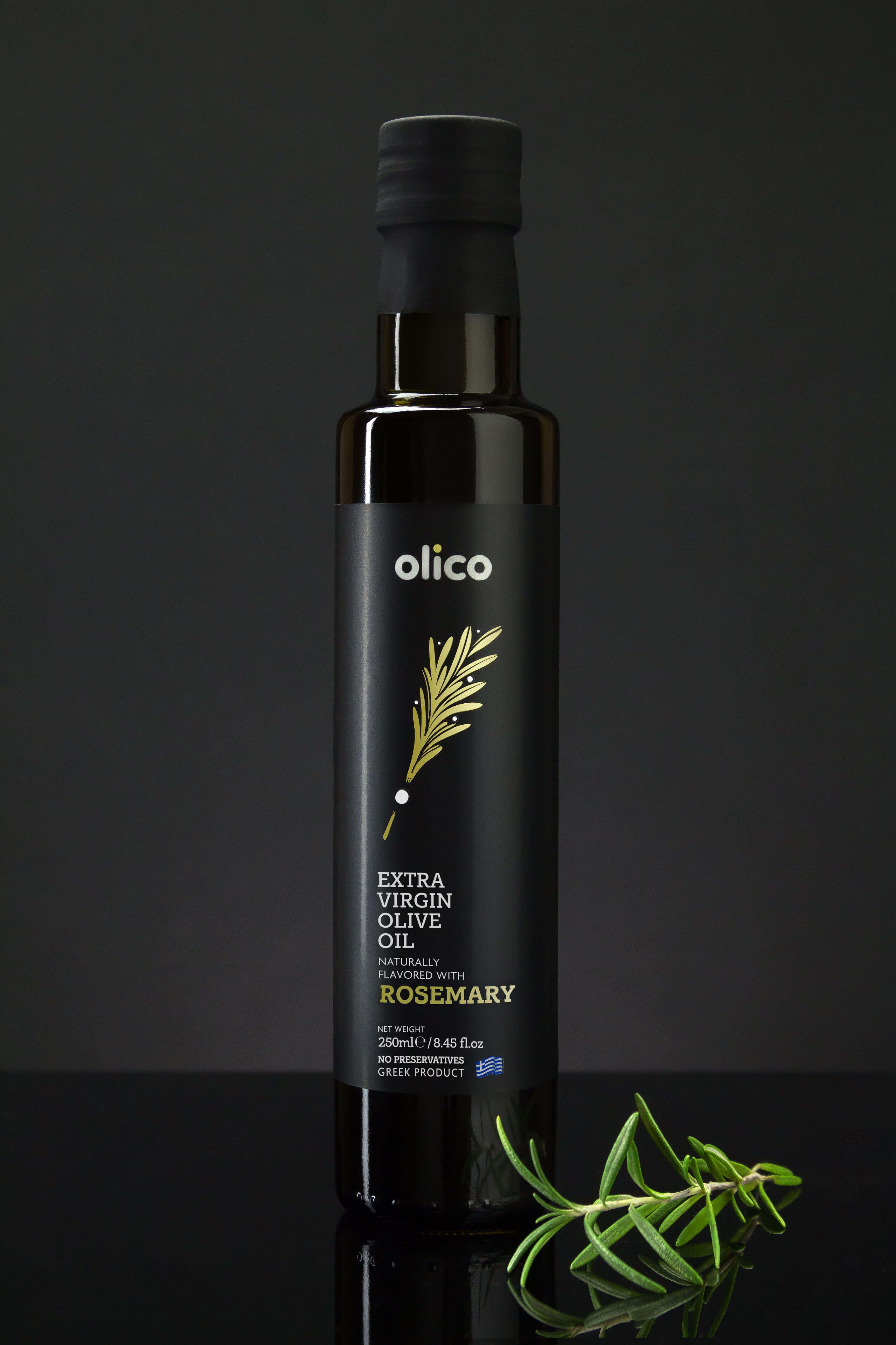 GOURMET EXTRA VIRGIN OLIVE OIL NATURALLY FLAVORED WITH ROSEMARY