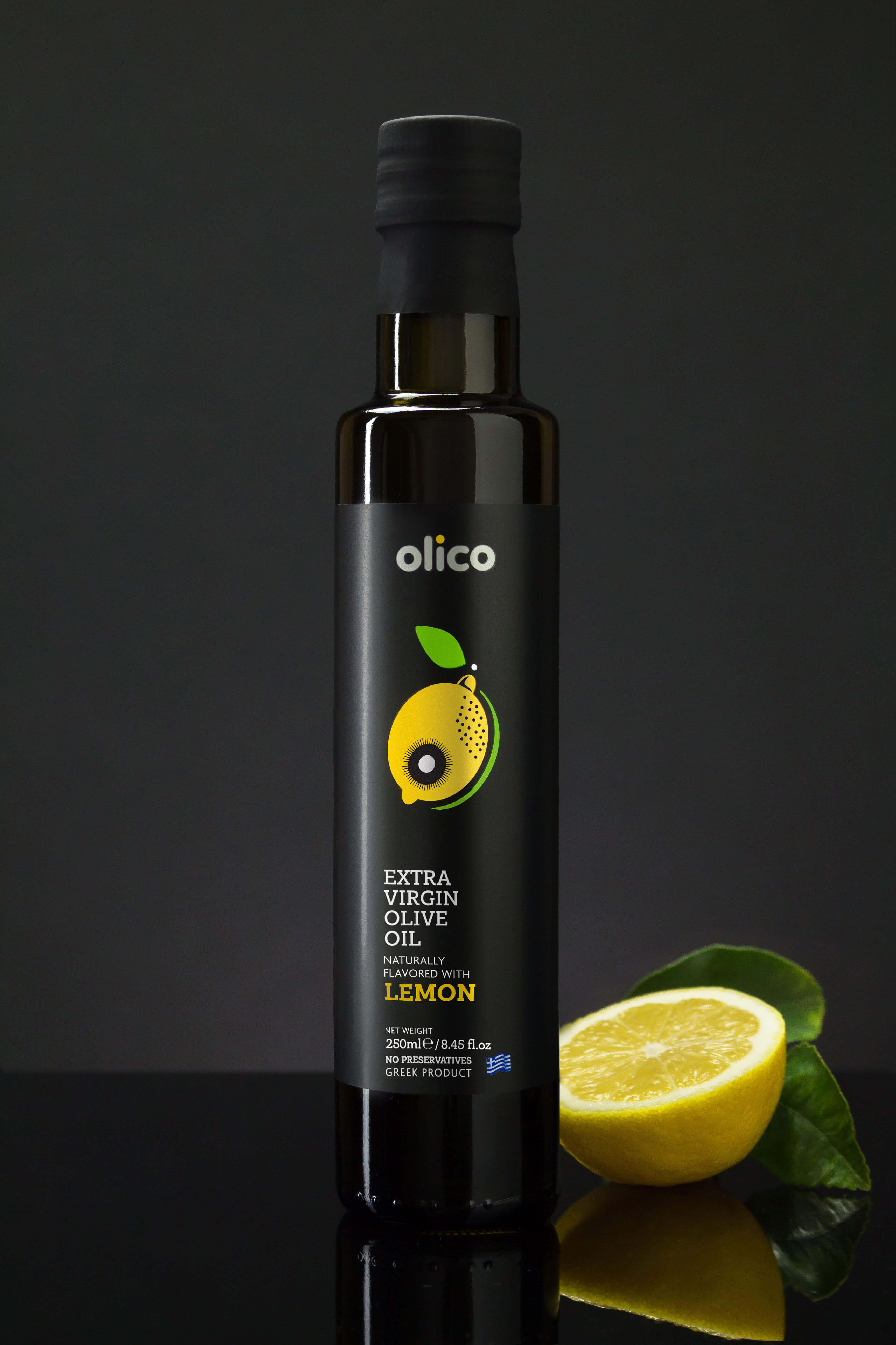 GOURMET EXTRA VIRGIN OLIVE OIL NATURALLY FLAVORED WITH LEMON